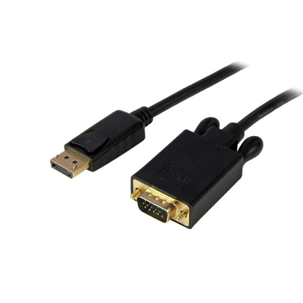 Star Tech 1.8m DisplayPort to VGA Cable 1080p/60Hz For PC/Monitor/Projector