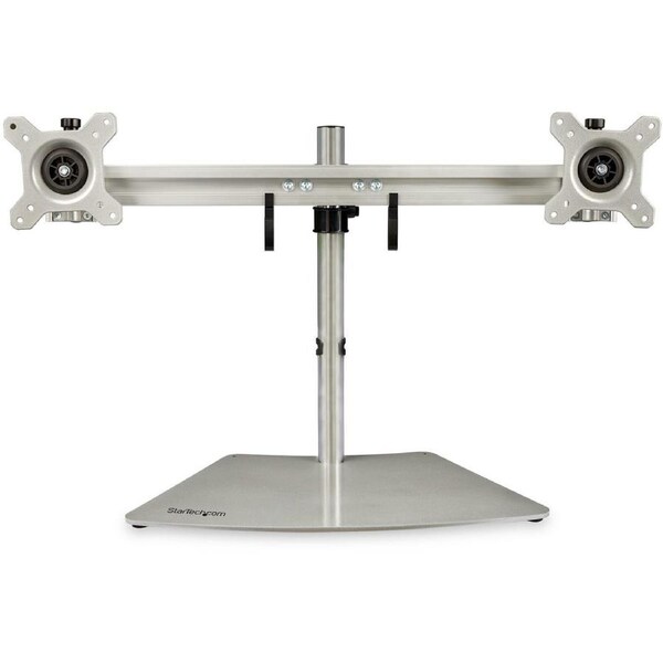 Star Tech Dual Vertical 8kg Per Monitor Stand VESA Mount for 27-34in Display SLV