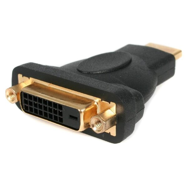 Star Tech 1920x1200 Male HDMI to Female DVI-D Cable Adapter Bi Directional Black
