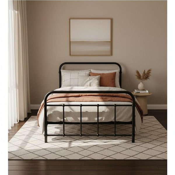 Artiss Metal Bed Frame Single 199x96CM LEO