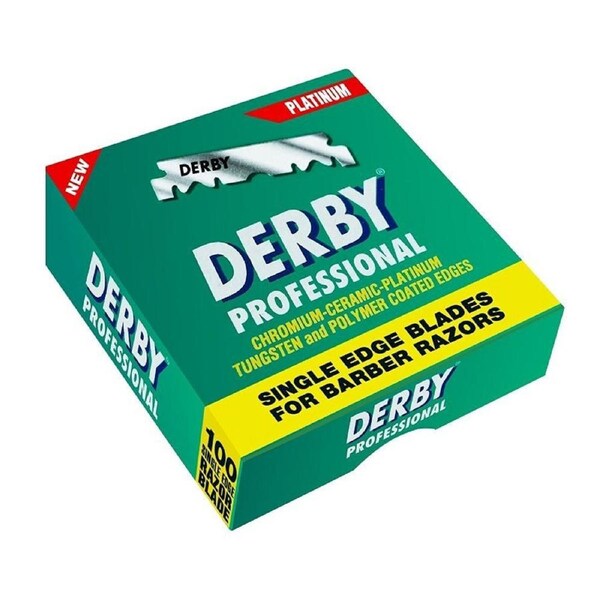 Derby Professional Single Edge Razor Blades - 100