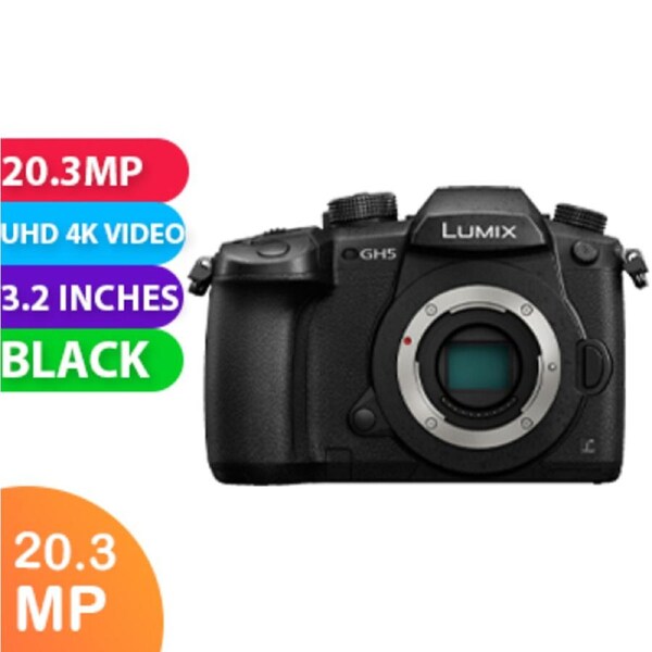 Panasonic Lumix DC-GH5 Camera Body Only Black - BRAND NEW