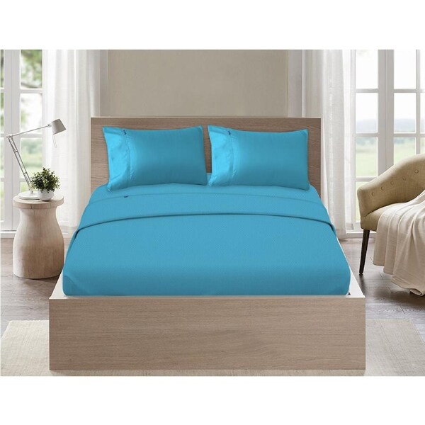 Ramesses Bamboo Embossed Thermal Sheet Set 2000TC Single / Grey