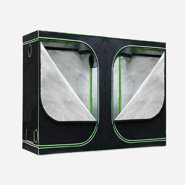 Glasshaus Grow Tent Kits Size H: 240x120x200cm Real 1680D Oxford Hydroponic Indoor System
