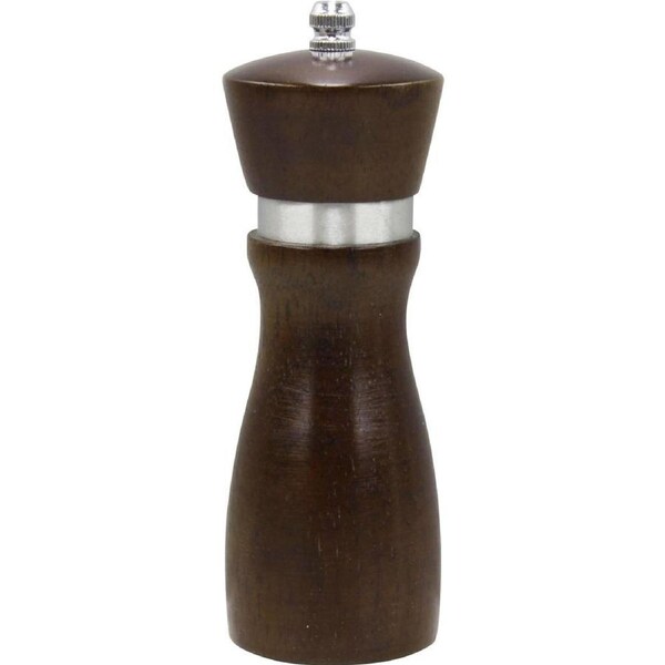 Chef Inox Salt or Pepper Mill- Dark Wood 155Mm