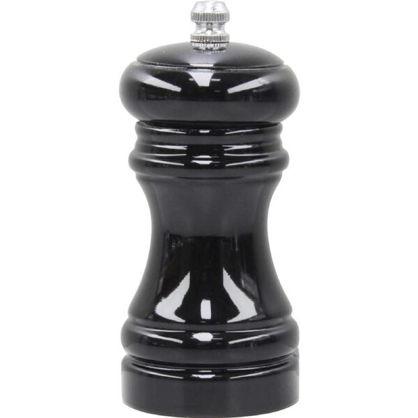Chef Inox Salt or Pepper Mill -Black Wood 115Mm