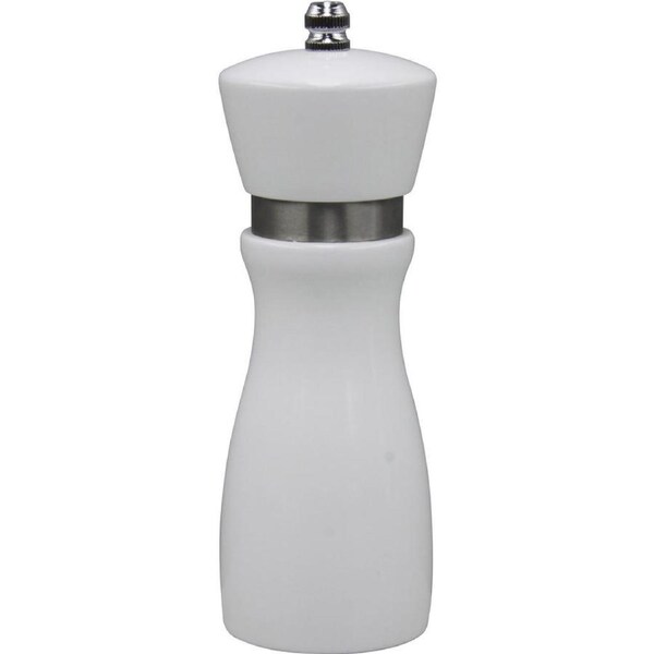 Chef Inox Salt or Pepper Mill- White Wood 155Mm
