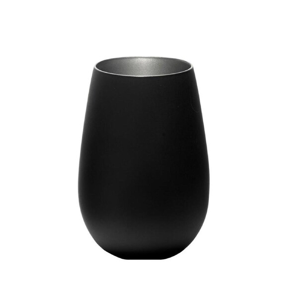 Stolzle Olympic Tumbler Black/Silver 465ml x 6