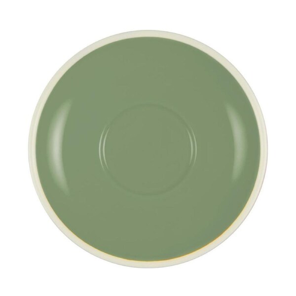 Brew-Sage/White Espresso Saucer x 6