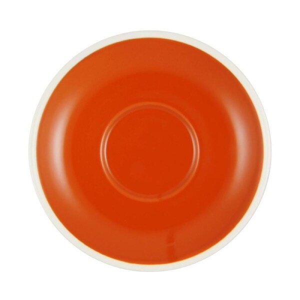 Brew-Saffron/White Espresso Saucer x 6
