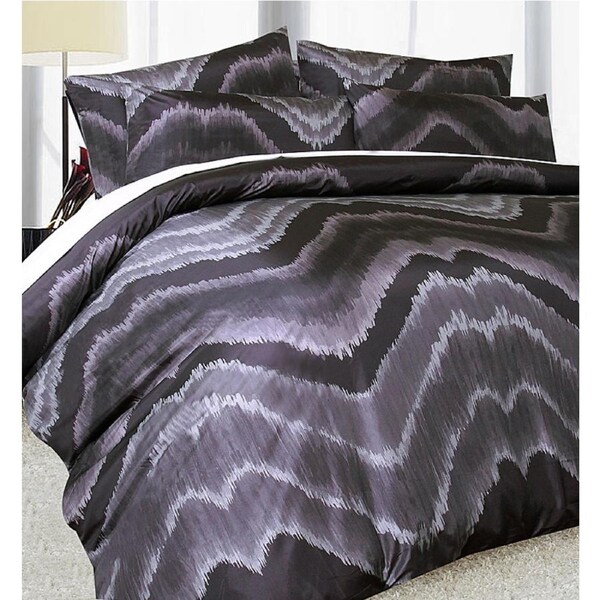 Midnight Quilt cover Set Black DOUBLE
