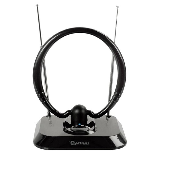 Sansai Amplified Indoor TV Antenna Analogue/Digital Signal VHF/UHF/FM/HDTV/DAB