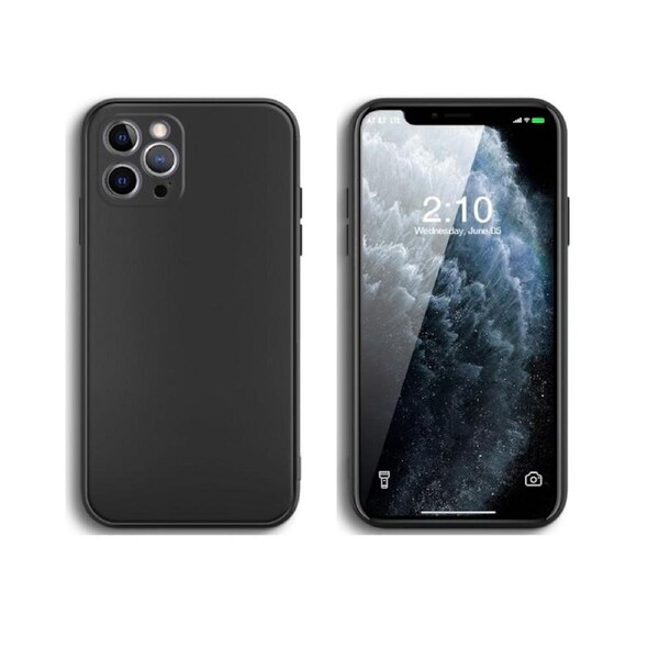 NewBee Silicone Shockproof Black Case Cover for iPhone 12 Pro with Lens Protection [NB-PHC-I12-PRO-BK]