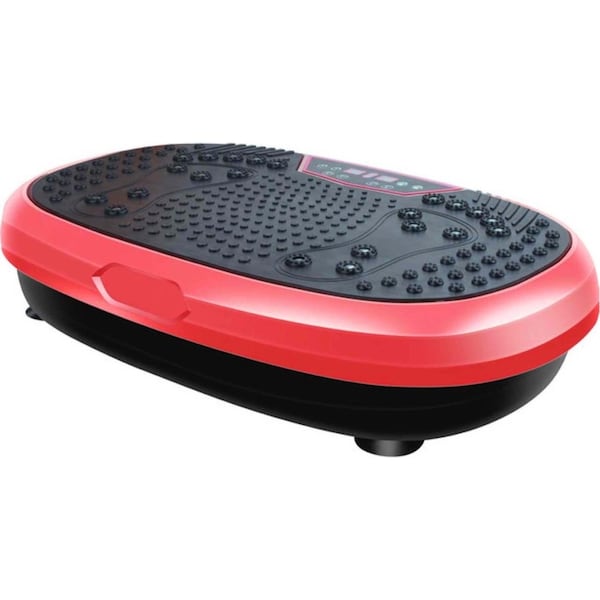 Social Hike Red Mini Vibration Plate - Vibrating Exercise Machine Platform
