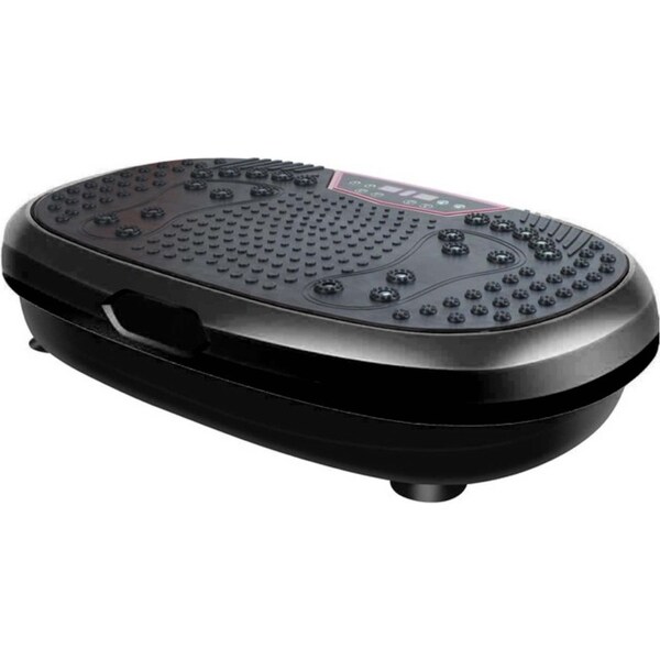 Social Hike Black Mini Vibration Plate - Vibrating Exercise Machine Platform
