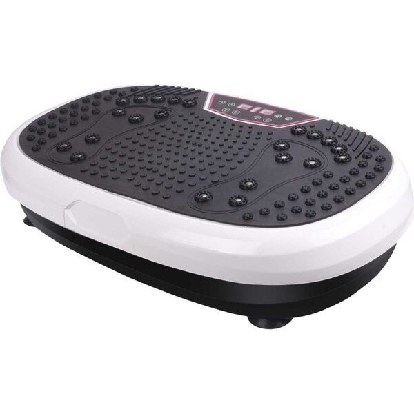 White Mini Vibration Platform - Magnet Therapy Vibrating Machine Exercise Plate
