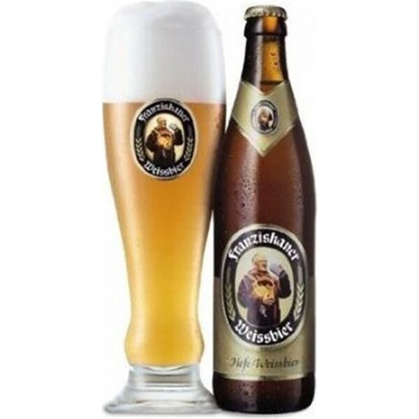 6x 300ML Glass Beer German Franziskaner Drinking Bar Mug Tumbler Cup Glass