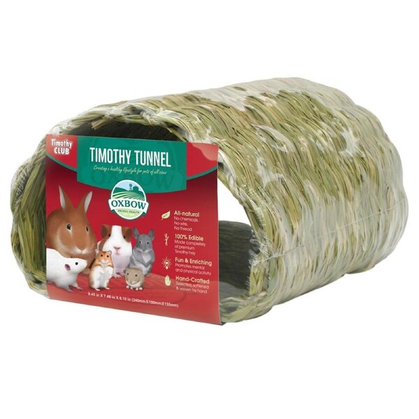 Oxbow Timothy Club Tunnel Hideout for Small Animal