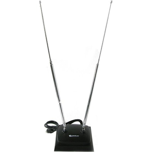 Sansai Portable Indoor TV Antenna VHF/FM f/ Television/Video Cassette/HiFi Radio