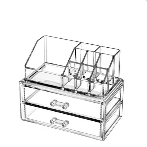 Makeup Cosmetic Organiser Organizer Drawers Jewellery Box Storage Clear Acrylic