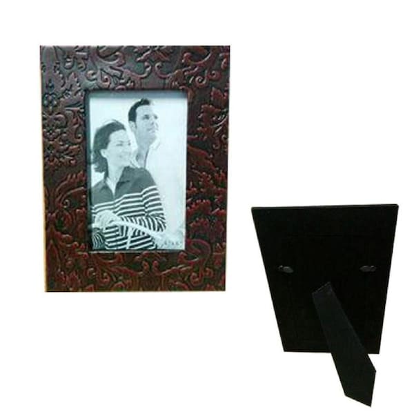 6 x Leather Bound Photo Frame 4"x6" Wholesale Bulk Lots