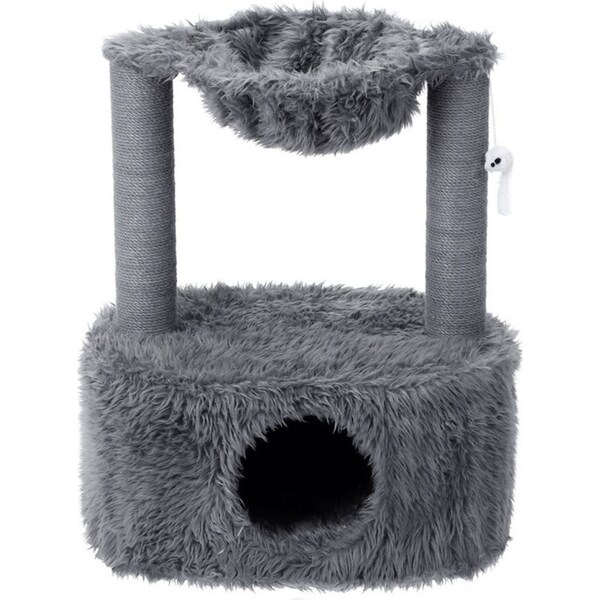 Paws & Claws 60cm Catsby Middle Park Bed Condo Play Scratching Post Cats/Pets