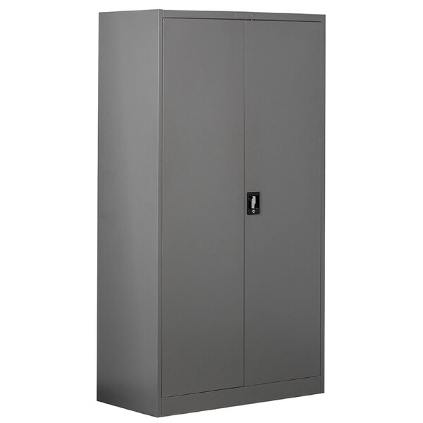 2 Door Titanium Utility Cabinet 1850 x 1000 x 500mm Heavy Duty Workshop