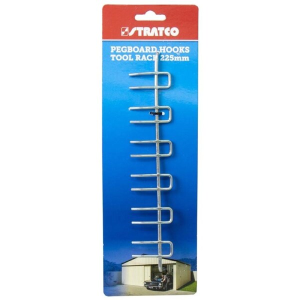 Stratco Pegboard Rack Multi Tool 225mm For Hand Tool Organisation