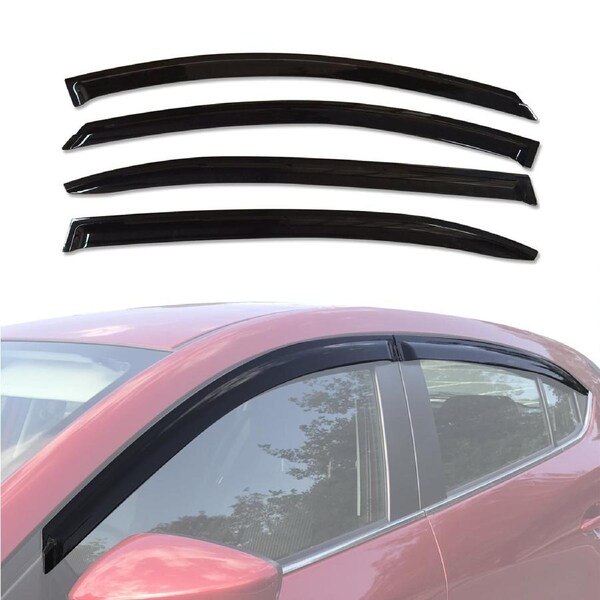 Injection Weather Shields for Mazda 3 BM BN Series Hatch 2013-2019