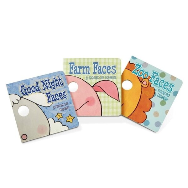 Melissa & Doug Fun Faces Mask Books Bundle