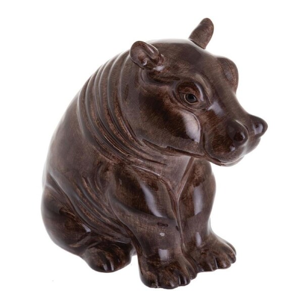 John Beswick - Hippo Hippopotamus Money Bank 24cm