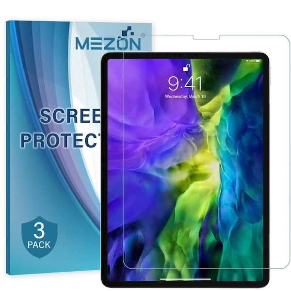 [3 Pack] Apple iPad Pro 11" 2021 Anti-Glare Matte Film Screen Protector by MEZON – Face ID Compatible, Case and Pencil Friendly (iPad Pro 11", Matte) – FREE EXPRESS