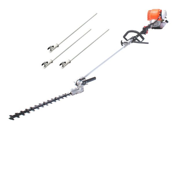 4-STROKE Long Reach Pole Hedge Trimmer Petrol