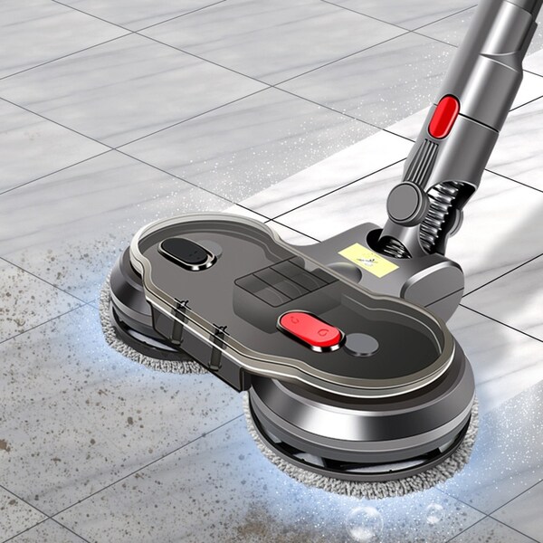 Traderight Electric Motorised Mop Head for Dyson V7 V8 V10 V11 V15 Vacuum Cleaners 6 Pads