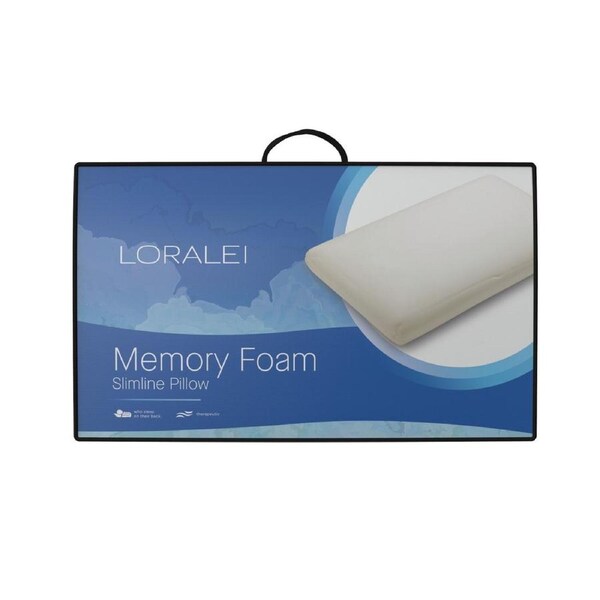 Loralei Memory Foam Slimline Pillow