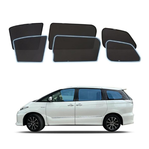 Magnetic Window Sun Shade for Toyota Estima 2006-2019