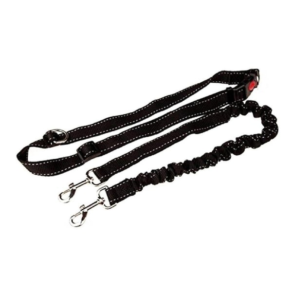 Elastic Dog Lead Leash Waist Belt