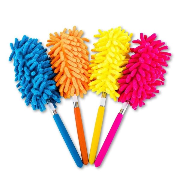 Extendable Duster Microfibre 27cm-64cm - 4pk