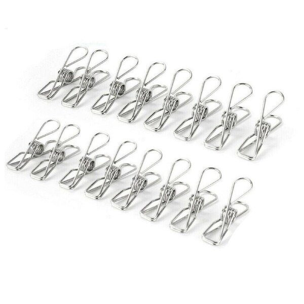 Laundry Clothes Pegs Hanging Clip Pins - 60pcs