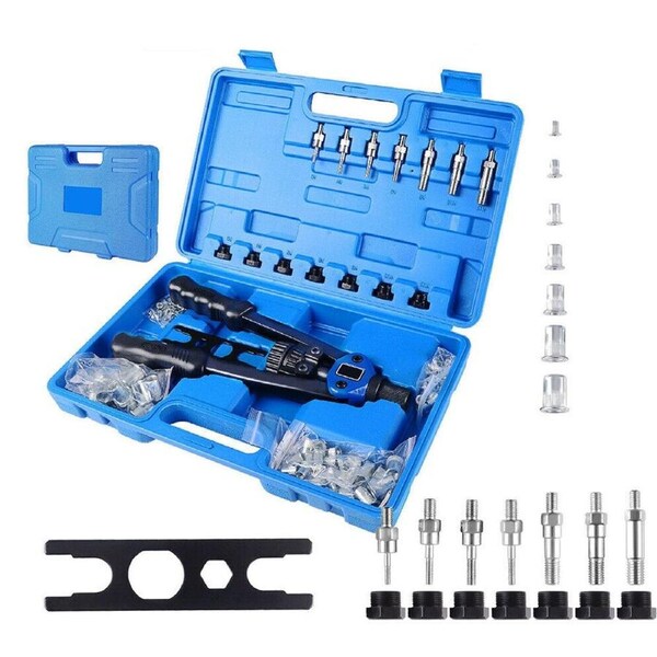 Nutsert Tool Rivet Nut Gun M3-M12 Rivnut Kit - 110pcs