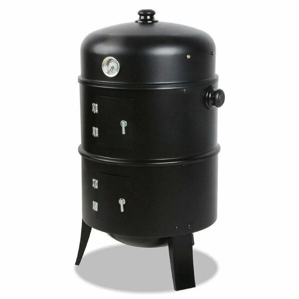 Portable Camping Outdoor BBQ Grill Smoker Charcoal