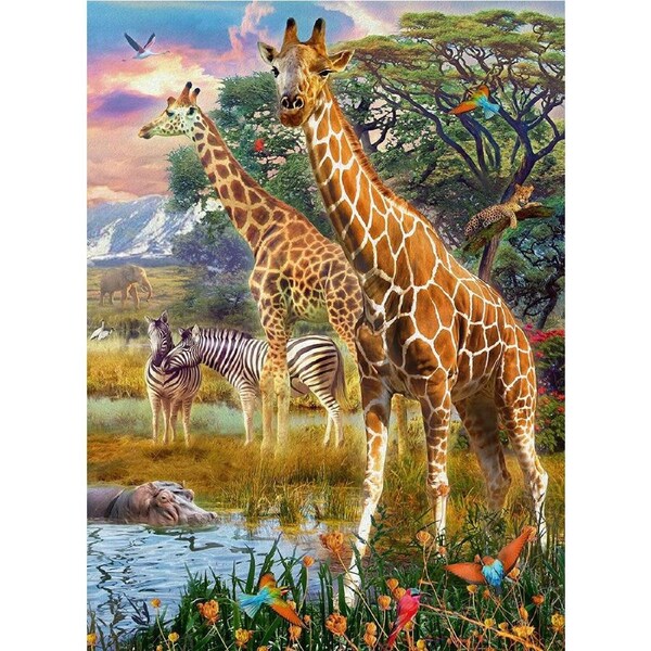 Ravensburger - Giraffes in Africa Puzzle 150pc