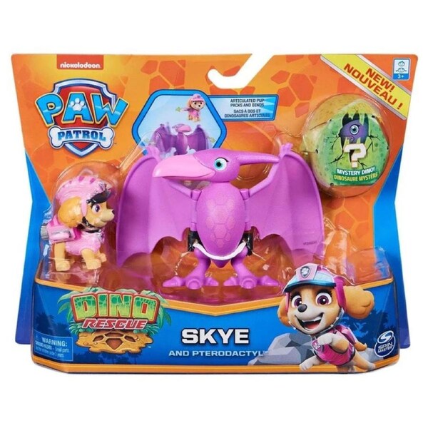Paw Patrol Dino Rescue Skye and Pterodactyls Figure Set