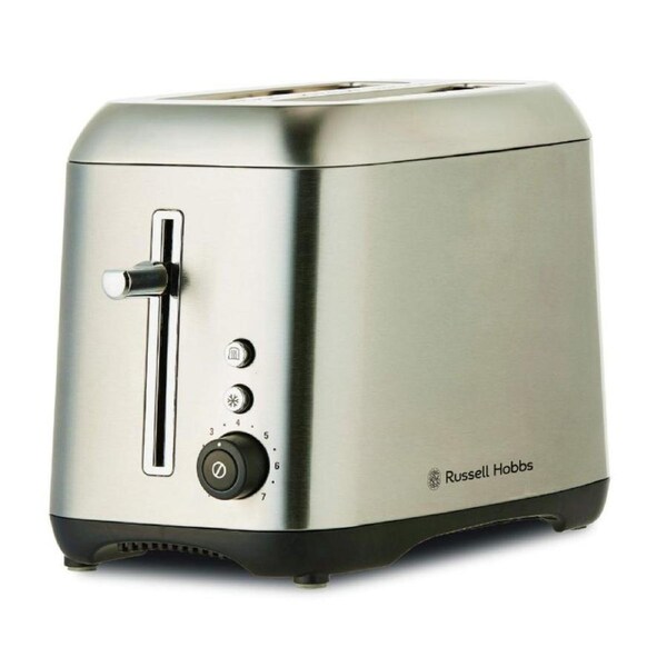 Russell Hobbs RHT82BRU Carlton 2 Slice Toaster Brushed Stainless Steel