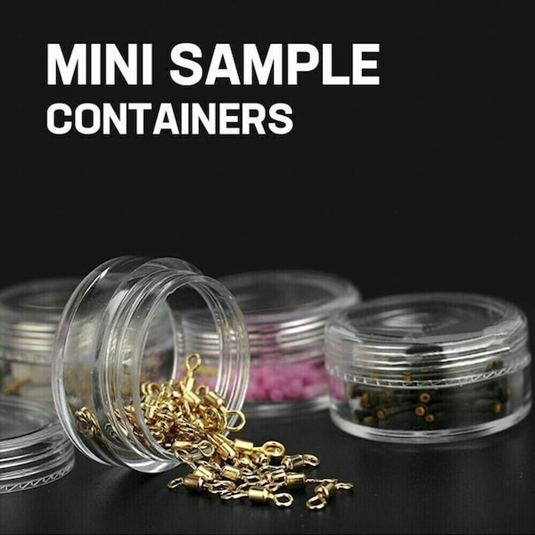 Ozoffer 60x Mini Sample Bottle Cosmetic Makeup Jar Pot Face Cream Lip Balm Container