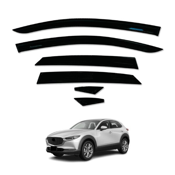 Luxury Weather Shields for Mazda CX-30 CX30 DM Series 2019-Onwards