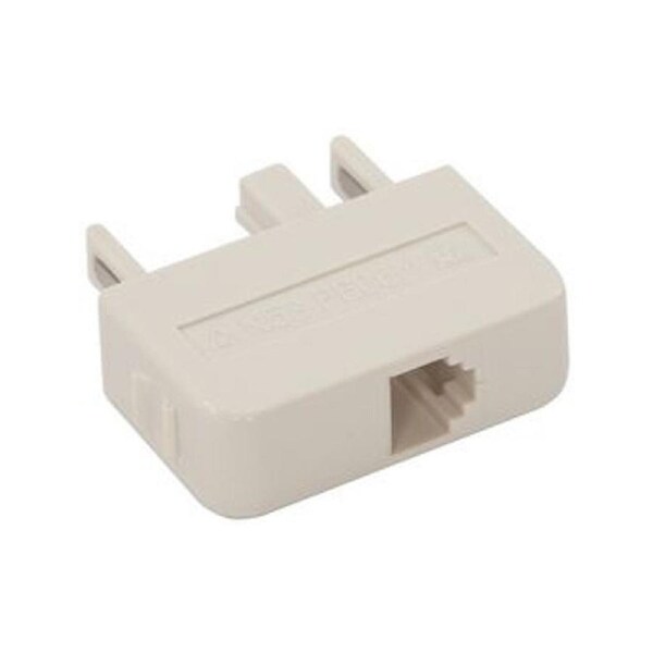 6P4C Old Telephone Plug to New RJ11 Socket Modulator Adapter Converter