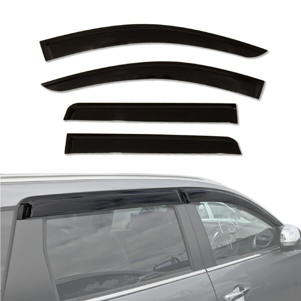 Injection Weather Shields for Mitsubishi Pajero Sport 2015-Onwards