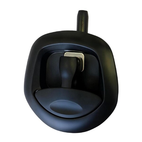 Black Heavy-Duty Compression Whale Tail Lock for Toolbox - Dual-Keyed for Ute Canopy