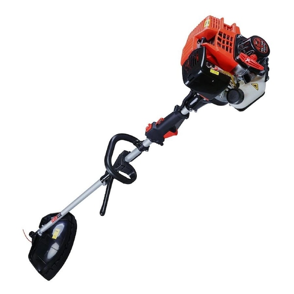 KingTech Straight 31cc 4-Stroke Shaft Whipper Snipper - Line Trimmer & Brush Cutter, No Oil Mix